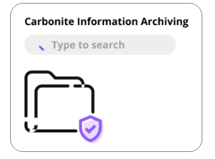 Carbonite™ Information Archiving
